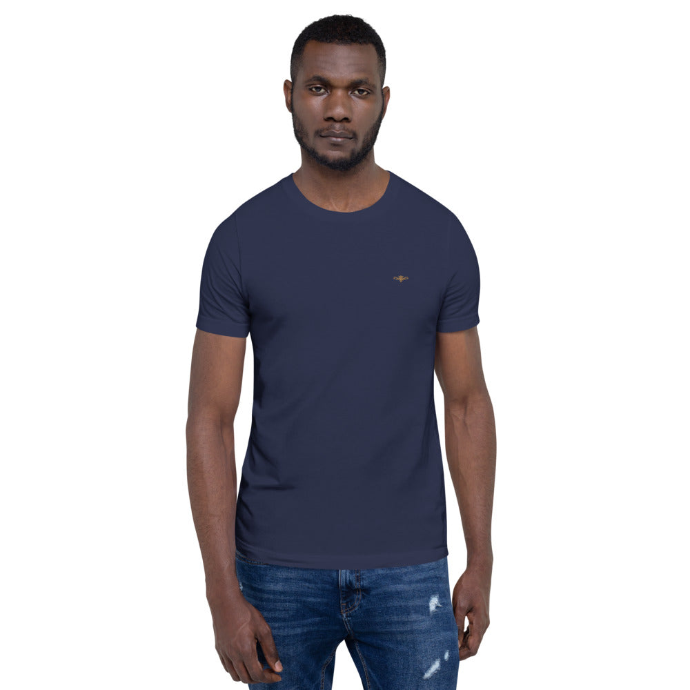 Renegade Attire | Men's Navy Blue, Gold Edition T-Shirt