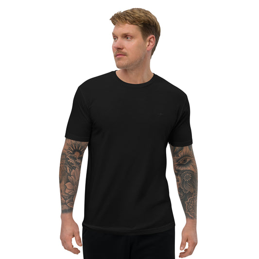 Black on Black Stealth embroidered T-shirt