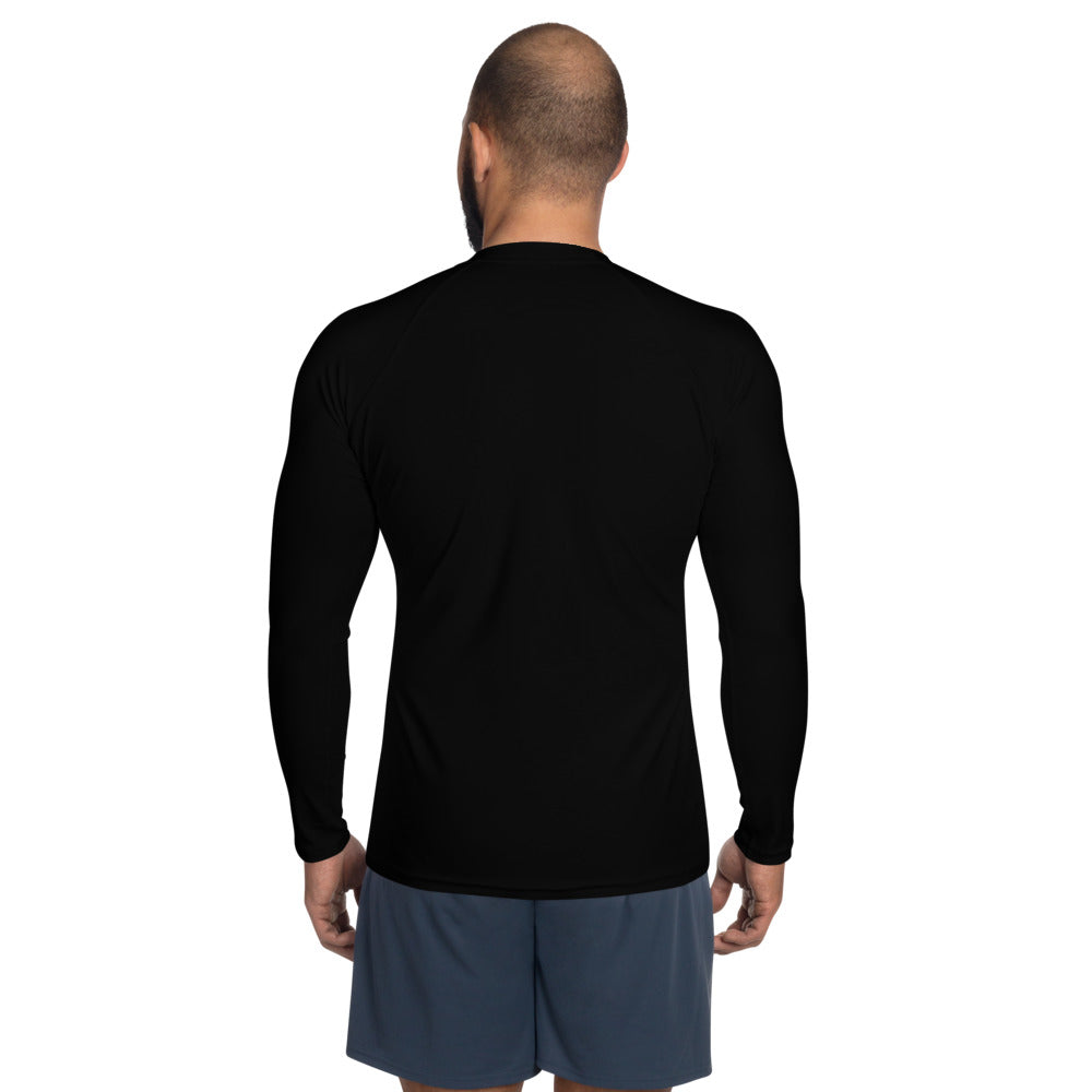 Renegade Attire | Men's Muscle Fit Long Sleeve Black Performance Top