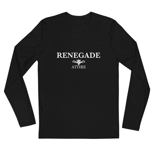 Renegade Attire | Men's Fitted Long Sleeve Crew Top