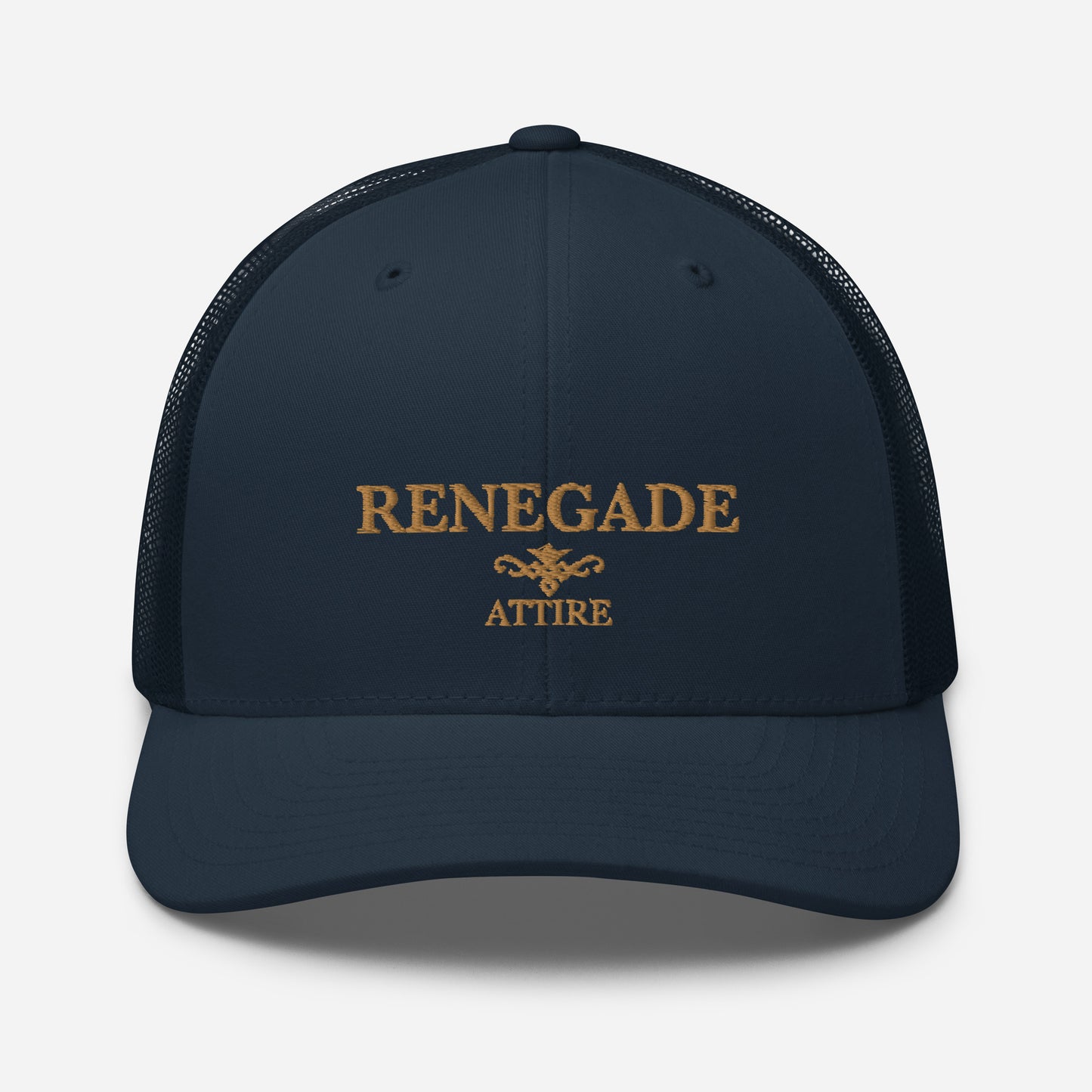 Trucker Cap Navy Blue & Gold