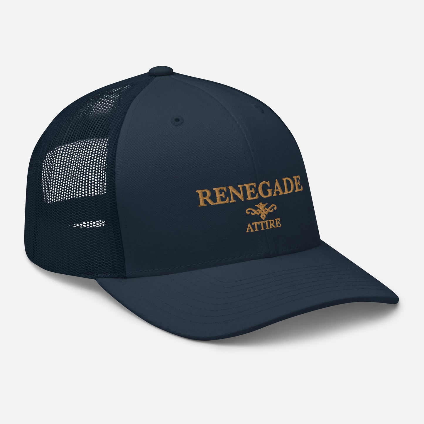 Trucker Cap Navy Blue & Gold