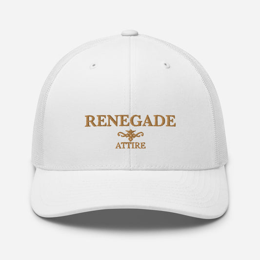 Trucker Cap White & Gold