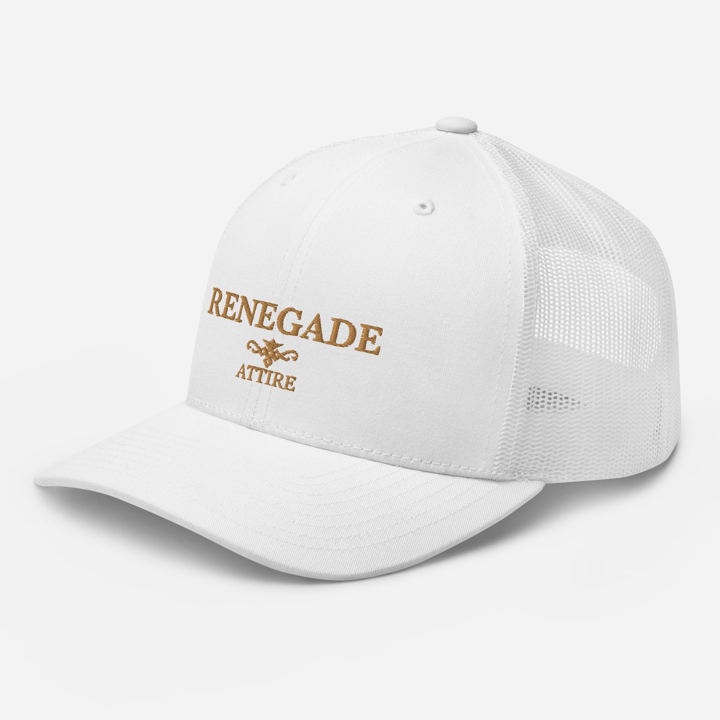 Trucker Cap White & Gold