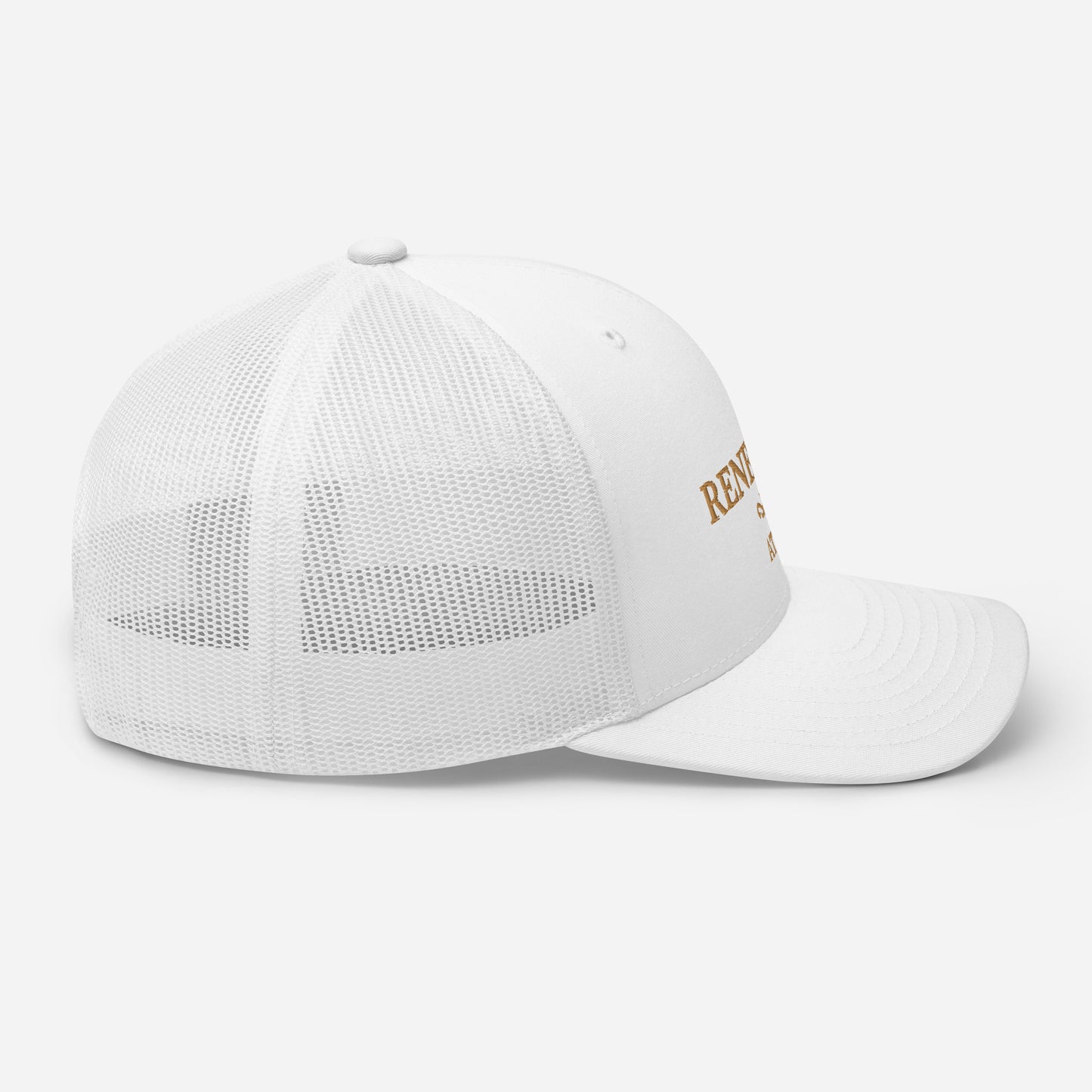 Trucker Cap White & Gold