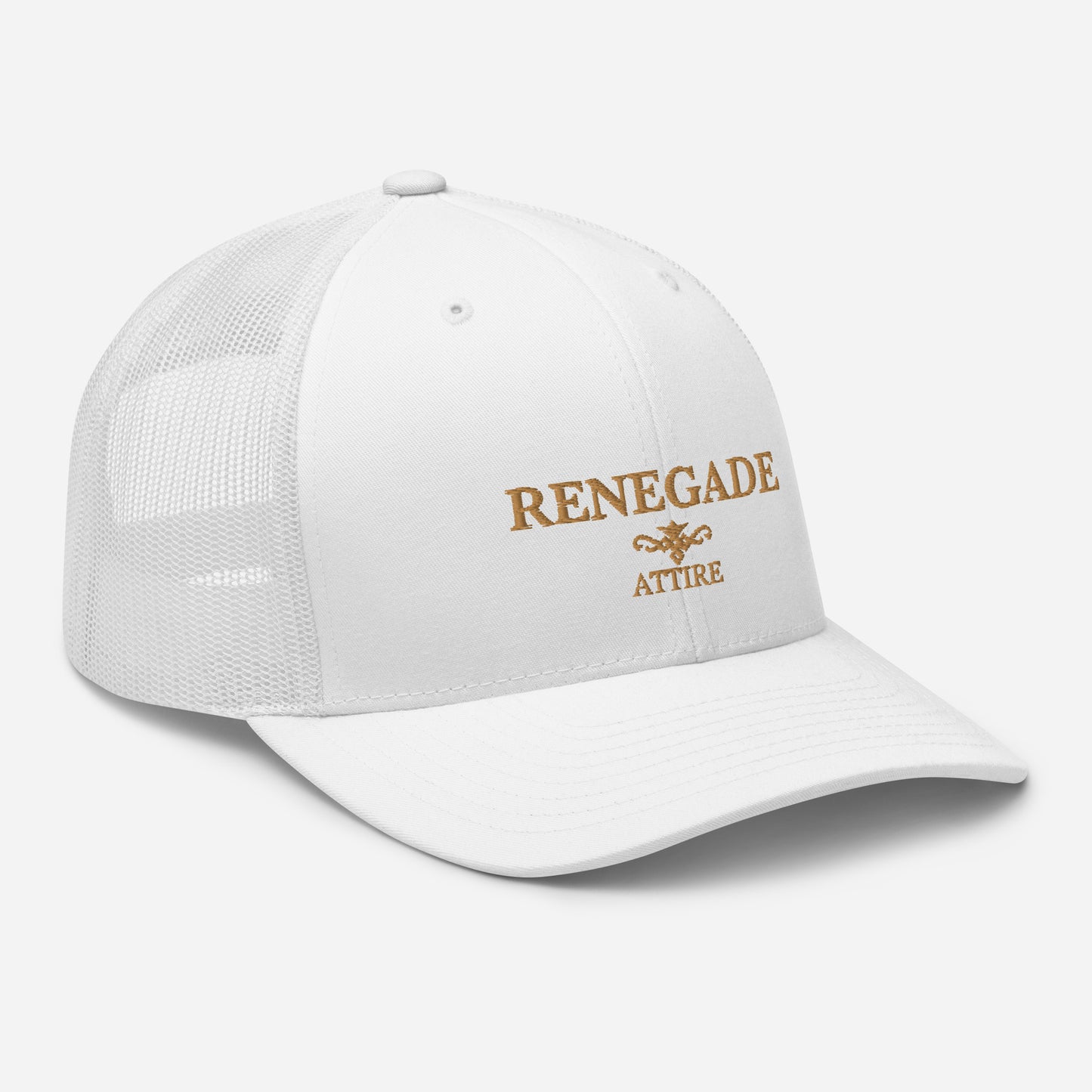 Trucker Cap White & Gold