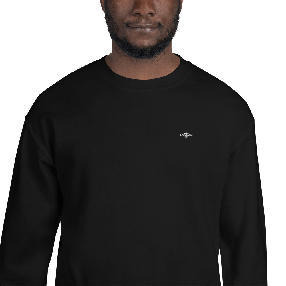 Renegade Attire | Mens Embroidered Sweatshirt BLACK