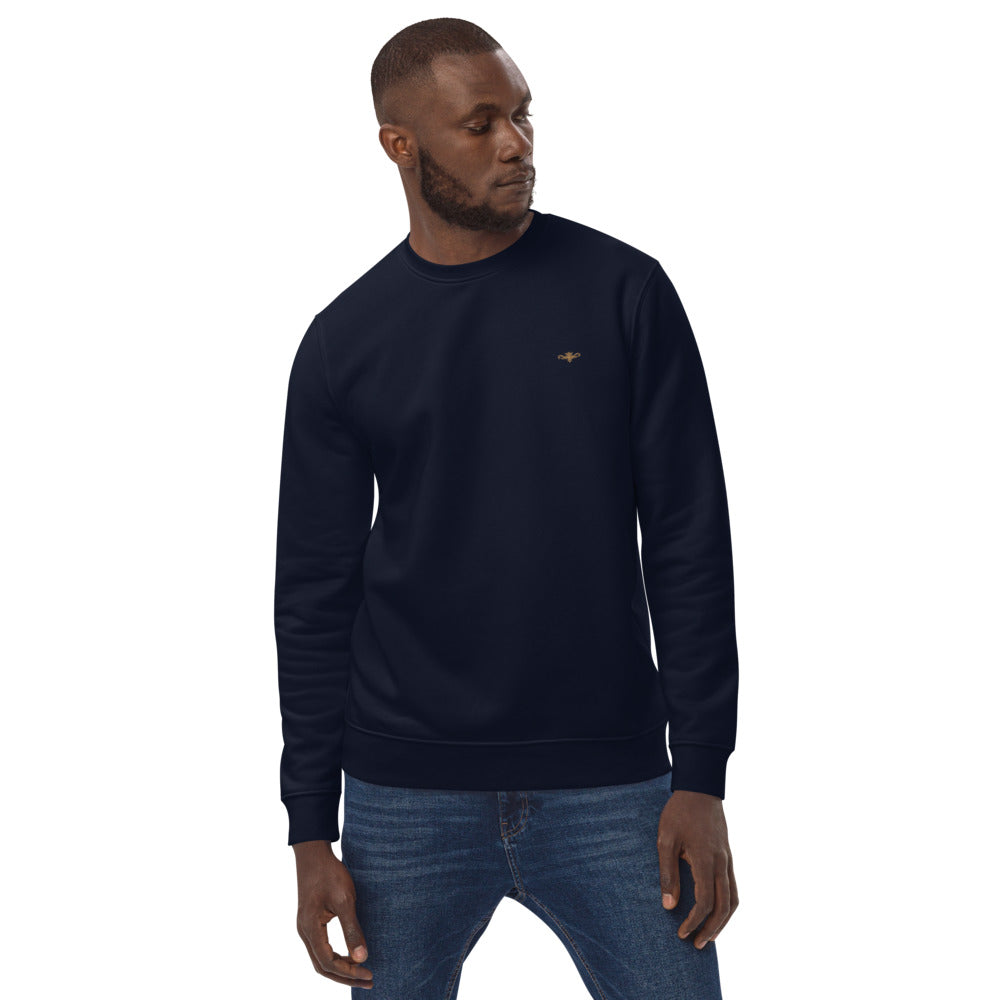 Renegade Attire | Men's Embroidered Eco Sweatshirt ROYAL BLUE/ GOLD