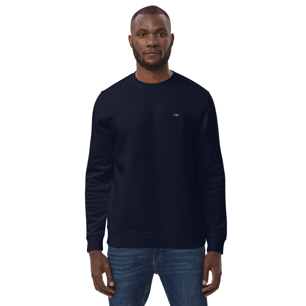 Renegade Attire | Men's Embroidered Eco Sweatshirt ROYAL BLUE/ GOLD