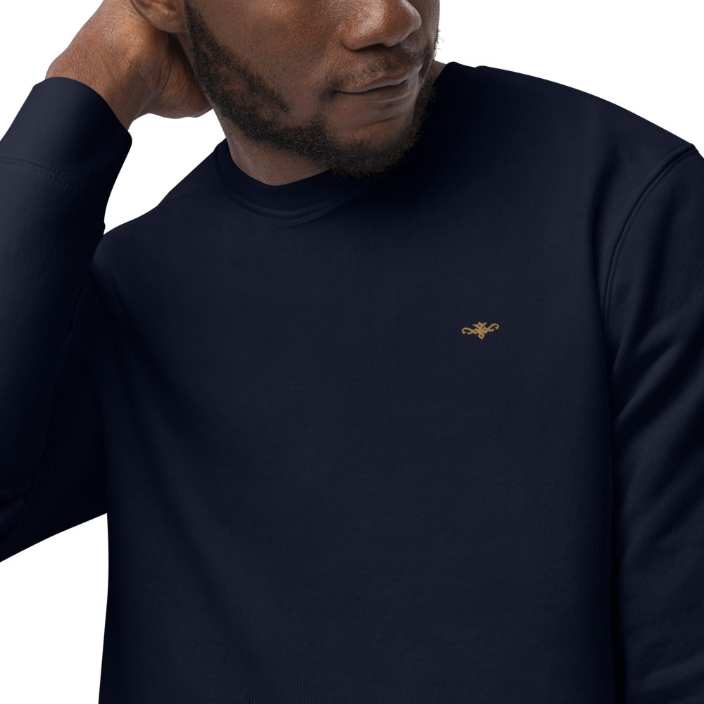 Renegade Attire | Men's Embroidered Eco Sweatshirt ROYAL BLUE/ GOLD