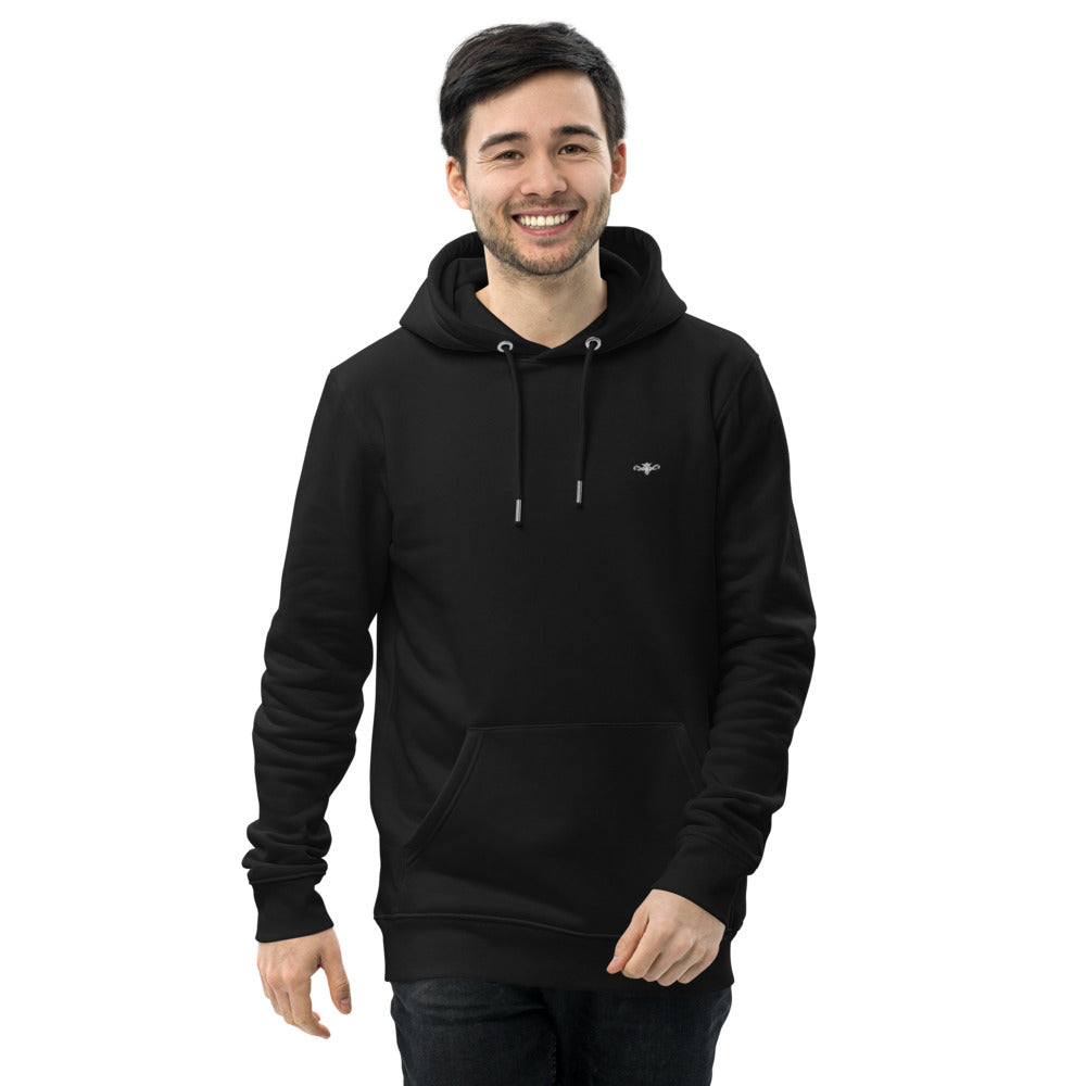 Renegade Attire | Men's Embroidered Eco Hoodie BLACK