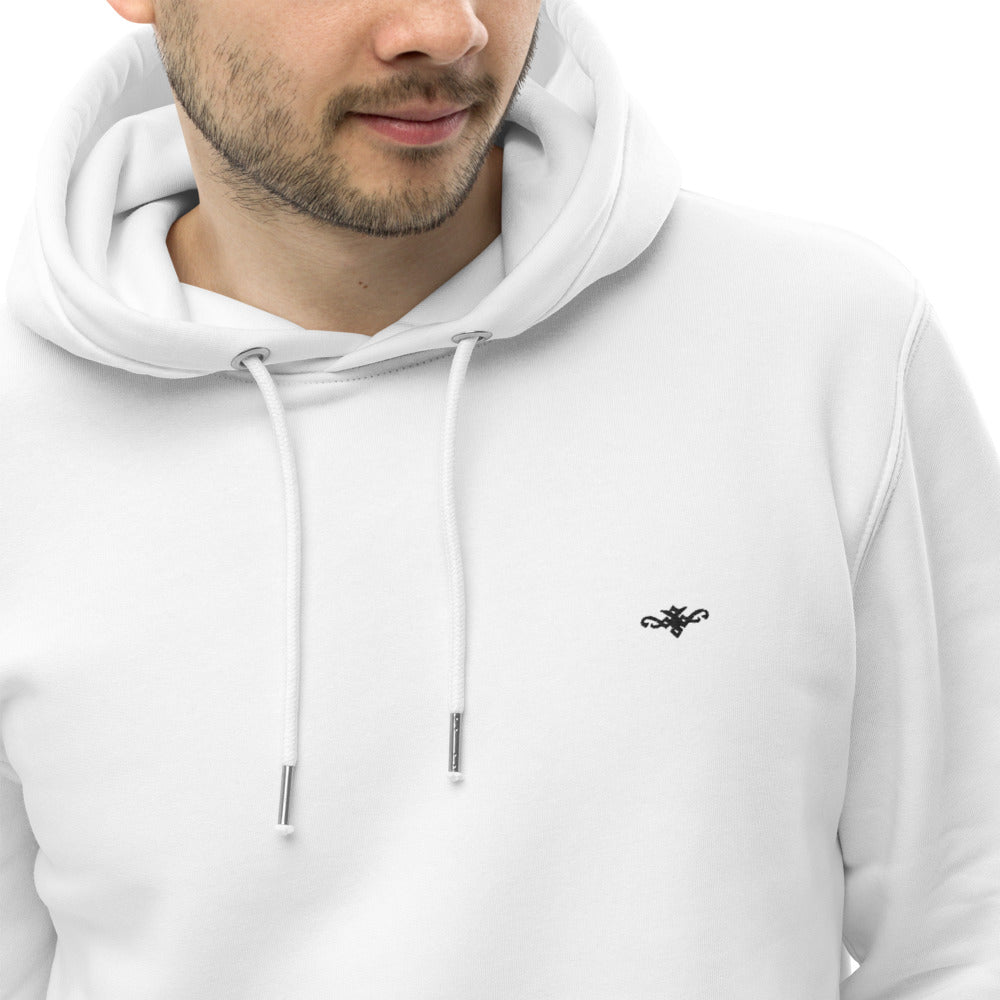 Renegade Attire | Men's Embroidered Eco Hoodie WHITE