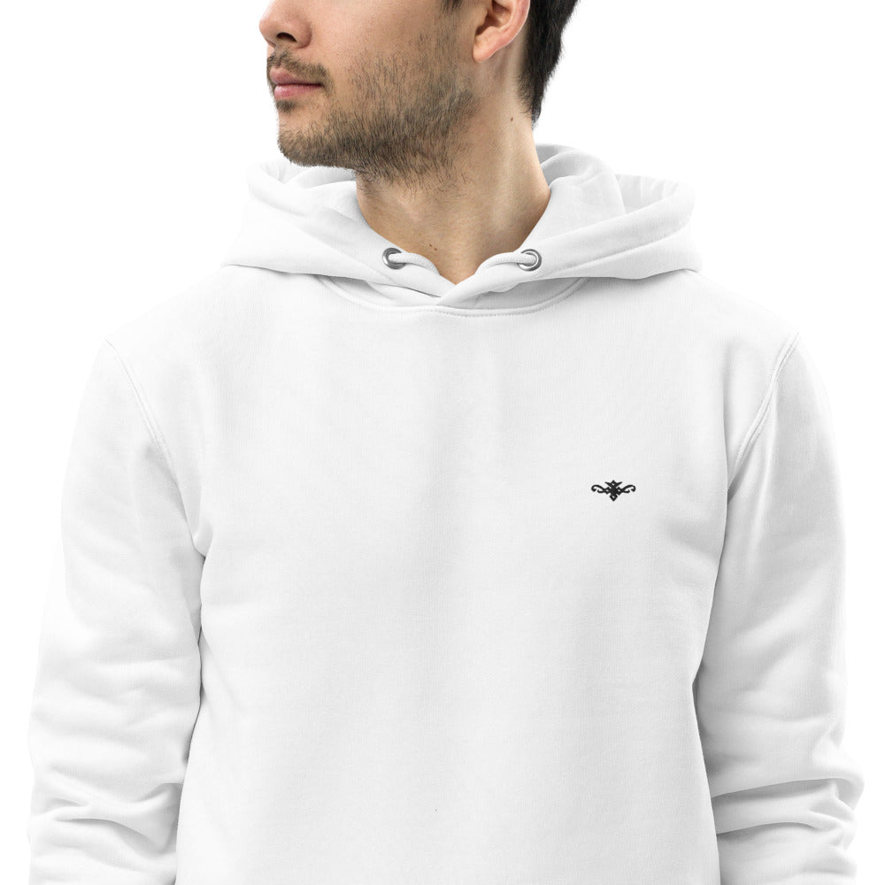 Renegade Attire | Men's Embroidered Eco Hoodie WHITE