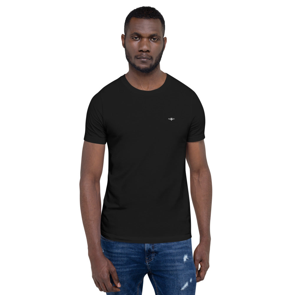 Renegade Attire | Men's Black Embroidered T-Shirt