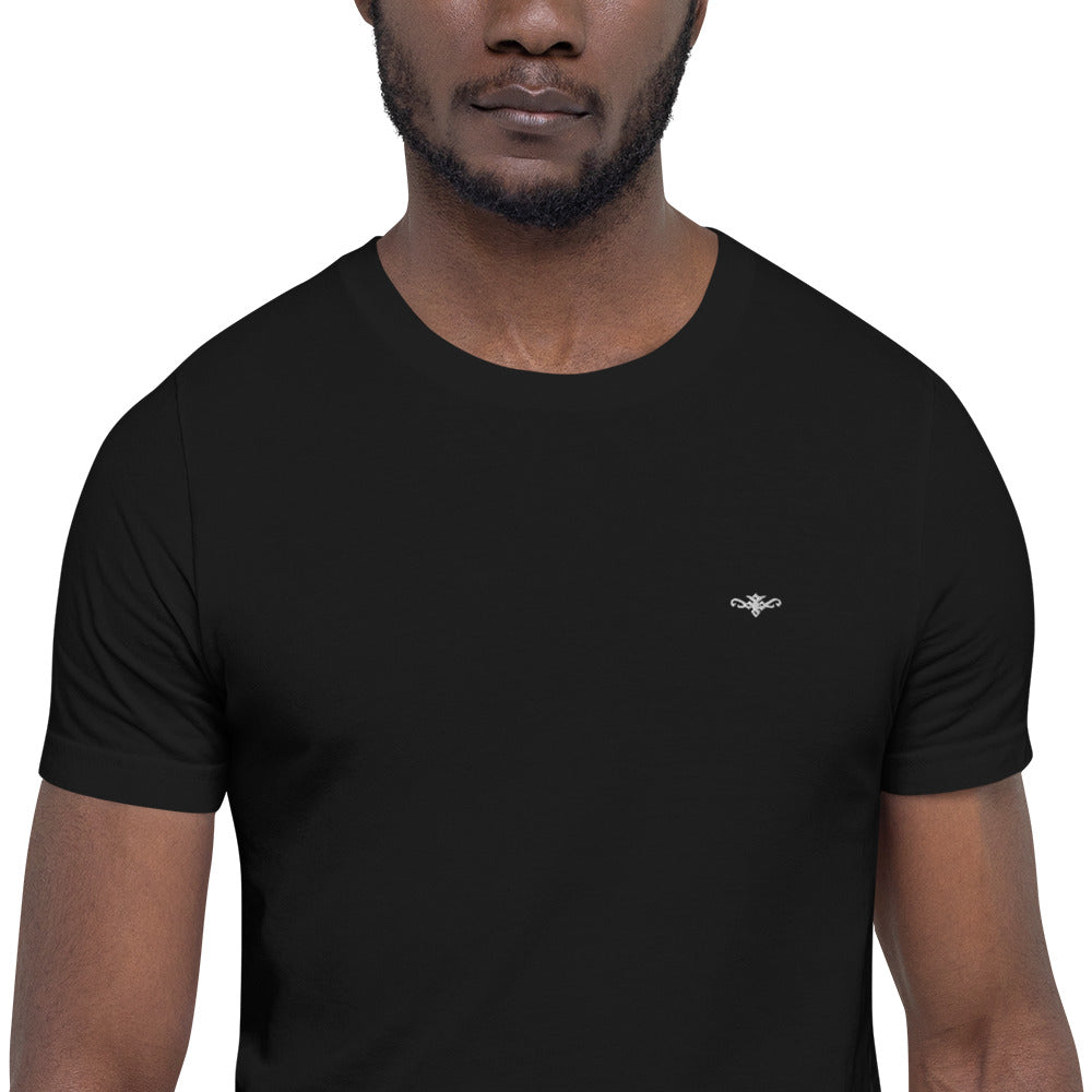 Renegade Attire | Men's Black Embroidered T-Shirt