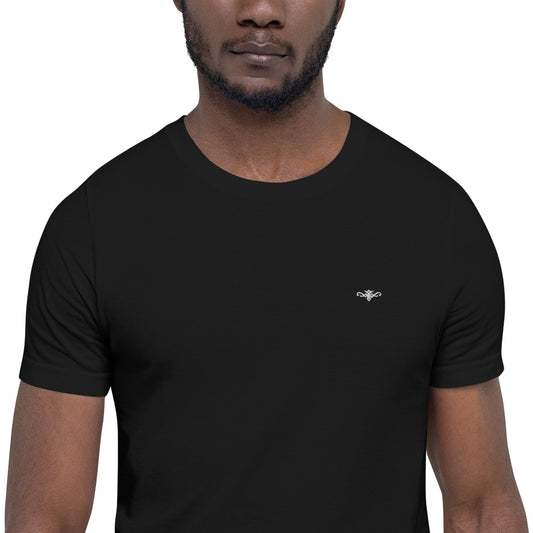 Renegade Attire | Men's Black Embroidered T-Shirt