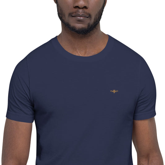 Renegade Attire | Men's Navy Blue, Gold Edition T-Shirt