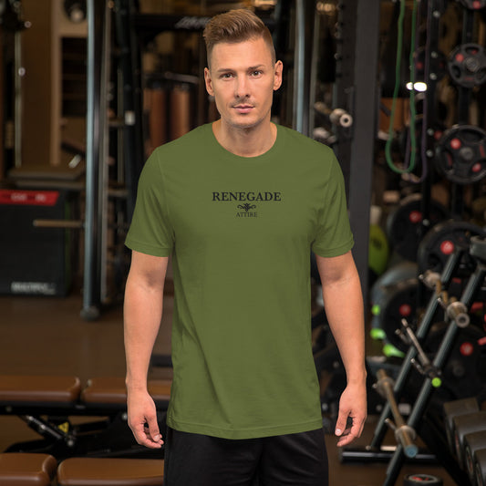 RENEGADE Attire Iconic Mens T-shirt, Olive Green