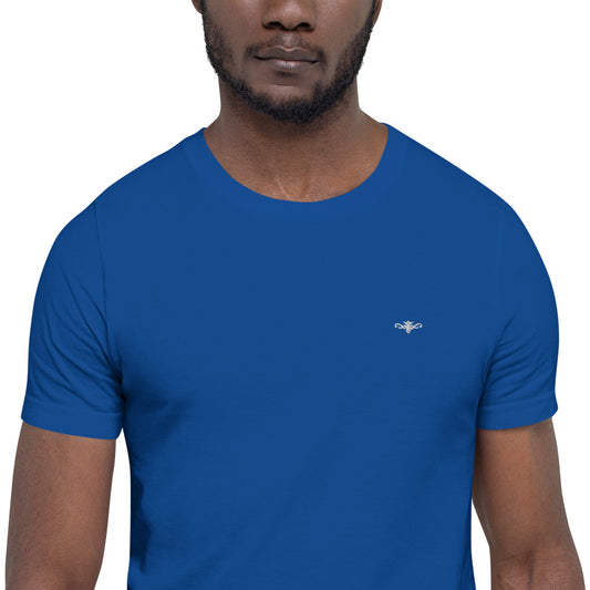 Renegade Attire | Men's Light Blue Embroidered T-Shirt